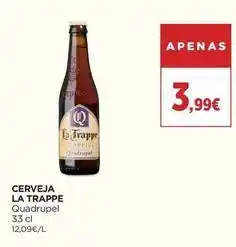 El Corte Inglés La trappe - cerveja promoção