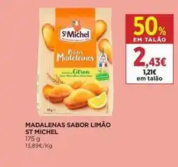 El Corte Inglés St michel - madalenas sabor limao promoção