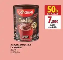 El Corte Inglés Canderel - chocolate em pó promoção