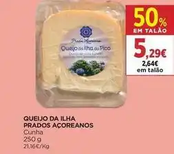 El Corte Inglés Prados acoreanos - queijo da ilha promoção