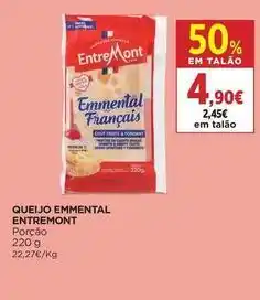 El Corte Inglés Entremont - queijo emmental promoção
