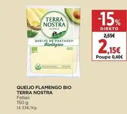 El Corte Inglés Terra nostra - queijo flamengo bio promoção