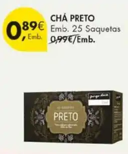 Pingo Doce Chá preto promoção