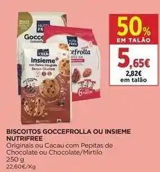 El Corte Inglés Nutrifree - biscoitos goccefrolla promoção