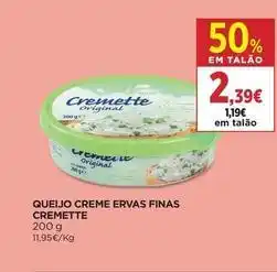 El Corte Inglés Cremette - queijo creme ervas finas promoção