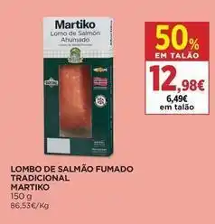 El Corte Inglés Martiko - lombo de salmao fumado tradicional promoção