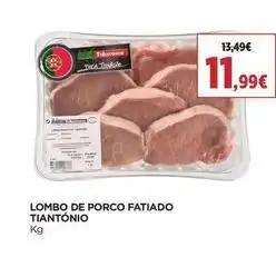 El Corte Inglés Tiantónio - lombo de porco fatiado promoção