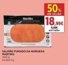 El Corte Inglés Martiko - salmão fumado da noruega promoção