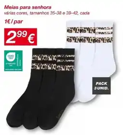 ALDI Meias para senhora promoção
