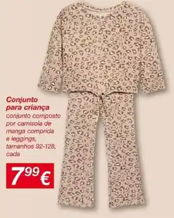 ALDI Conjunto para criança promoção