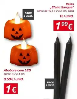 ALDI Abóbora com LED promoção