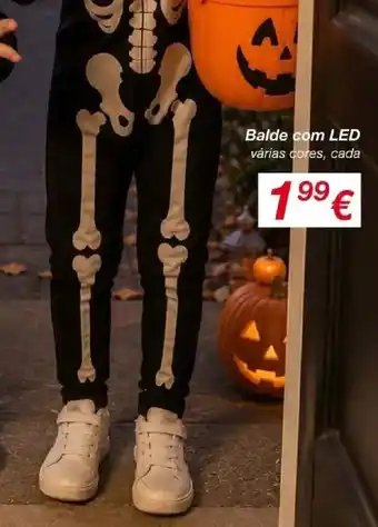 Balde com LED