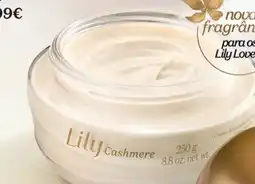 O Boticário Lily cashmere creme acetinado hidratante corporal promoção