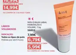 O Boticário Skin.Q balm labial hidratação e volume promoção