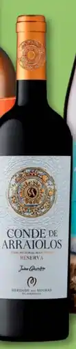 Amanhecer Vinho Alentejo Conde de Arraiolos Reserva Tinto promoção
