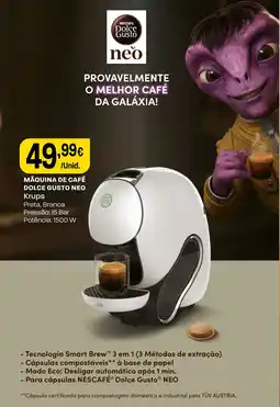 Intermarché Máquina de café dolce gusto neo krups promoção
