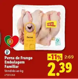 Lidl Perna de Frango Embalagem Familiar promoção