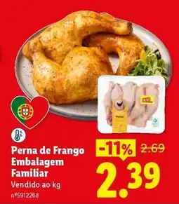 Lidl Perna de Frango Embalagem Familiar promoção