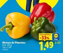 Lidl Mistura de Pimentos promoção