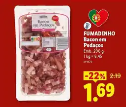 Lidl FUMADINHO Bacon em Pedaços promoção