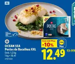 Lidl OCEAN SEA Postas de Bacalhau XXL promoção