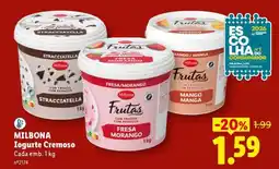 Lidl Milbona Iogurte Cremoso promoção