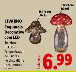 Lidl LIVARNO Cogumelo Decorativo com LED promoção