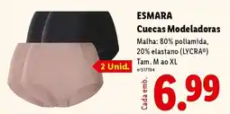 Lidl ESMARA Cuecas Modeladoras promoção