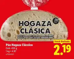 Lidl Pão Hogaza Clássico promoção