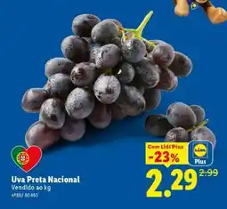 Lidl Uva Preta Nacional promoção