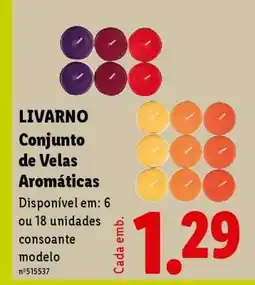 Lidl LIVARNO Conjunto de Velas Aromáticas promoção