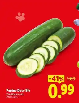 Lidl Pepino Doce Bio promoção