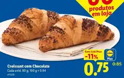 Lidl Croissant com Chocolate promoção