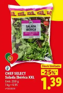 Lidl CHEF SELECT Salada Ibérica XXL promoção