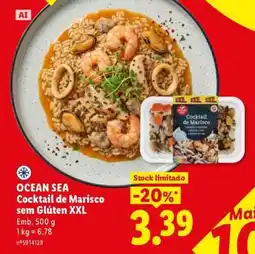 Lidl OCEAN SEA Cocktail de Marisco sem Glúten XXL promoção