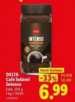 Lidl Delta Café Solúvel Intenso promoção