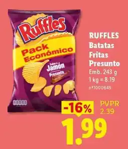 Lidl RUFFLES promoção