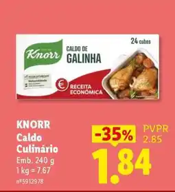 Lidl Knorr Caldo Culinário promoção