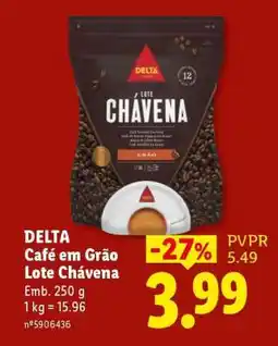 Lidl DELTA Café em Grão Lote Chávena promoção
