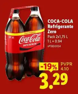 Lidl COCA-COLA Refrigerante Zero promoção