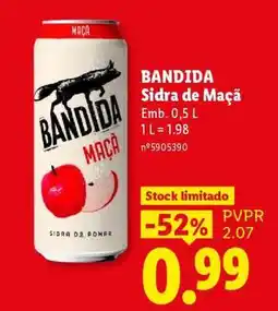 Lidl BANDIDA Sidra de Maçã promoção