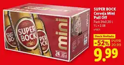 Lidl Super Bock Cerveja Mini Pull Off promoção