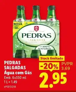 Lidl PEDRAS SALGADAS promoção