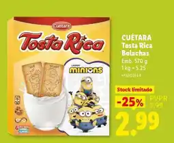 Lidl Cuétara Tosta Rica Bolachas promoção