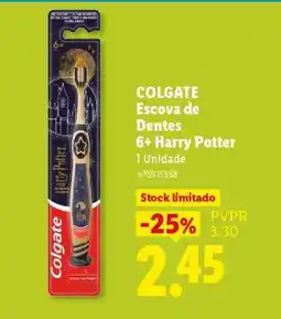Lidl COLGATE Escova de Dentes 6+ Harry Potter promoção