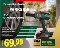 Lidl PARKSIDE Aparafusadora de Impacto 20 V com Bateria promoção