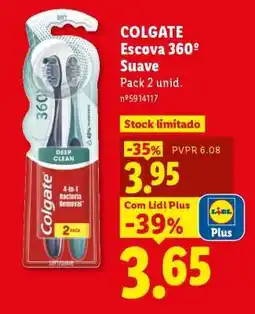 Lidl COLGATE Escova 360° Suave promoção