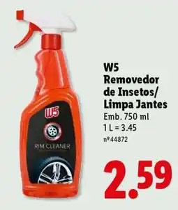 Lidl W5 Removedor de Insetos/Limpa Jantes promoção