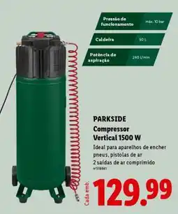 Lidl PARKSIDE Compressor Vertical 1500 W promoção