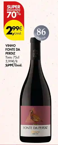 Pingo Doce Vinho fonte da perdiz promoção